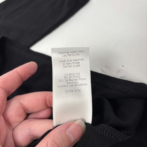 Dolan Dress Women's Small Anthropologie Black Jersey‎ Faux Layered Long Sleeve - Picture 8 of 8